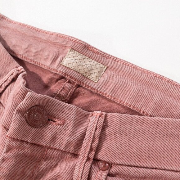 Mother The Looker POP Skinny Jean SZ 27 Light Pink Denim Long - Picture 9 of 12